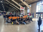 16 Group photo with award winning bright orange 1972 Chevy C10 and its team at the Grand National Truck Show