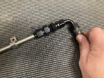 000 AN fuel fitting installation on stainless steel fuel line detailed assembly guide