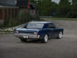 006 1966 Chevy Chevelle blue rear three quarter custom chrome details polished wheels