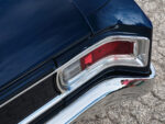 017 1966 Chevy Chevelle rear tail light assembly chrome trim and polished bumper details