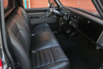 08 1967 Chevy C10 passenger interior bench seat leather detailed finish