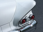 11 1958 Chevrolet Impala iconic quad taillights sleek chrome trim detailed rear fender design
