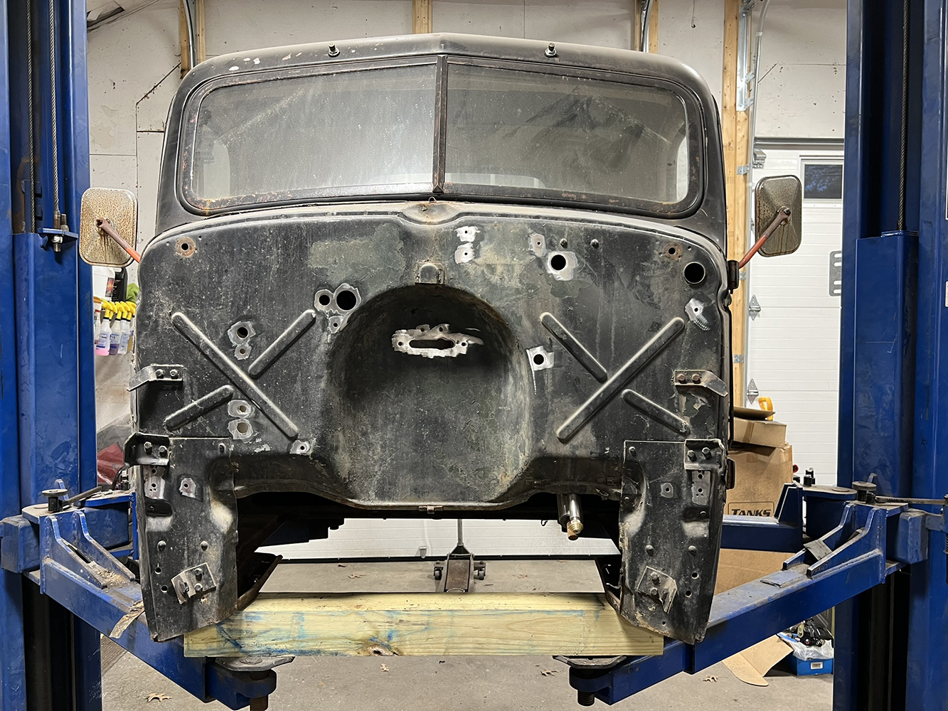 16 1946 Chevy Cab isolated ready for work