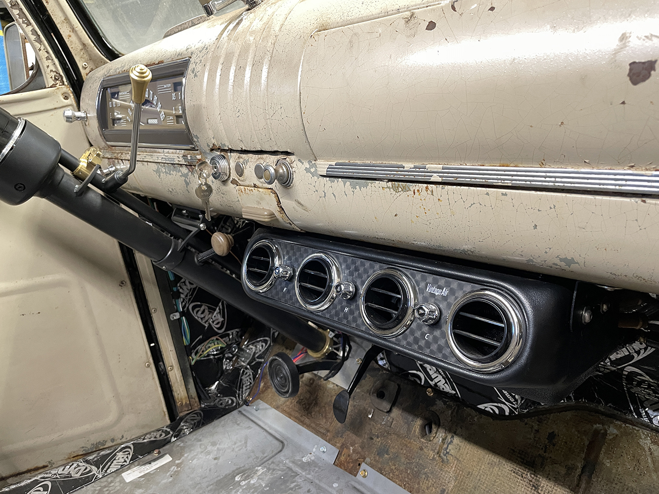 30 1946 Chevy Vintage air system installed