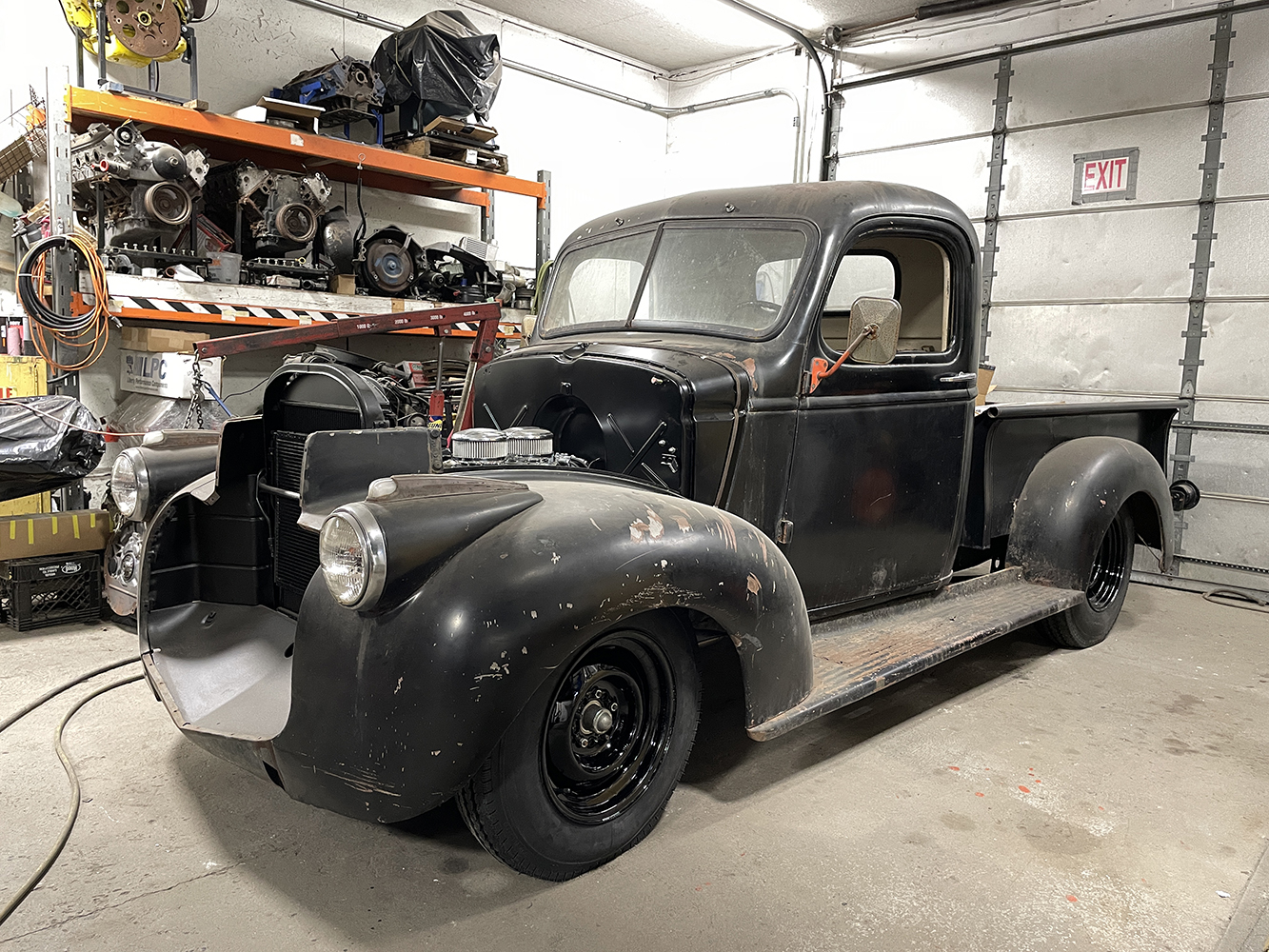 32 1946 Chevy in the process of restoration