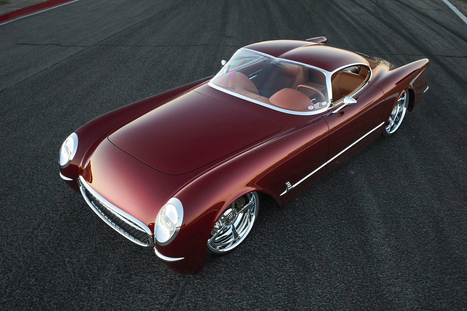 4 rodding around goodguys top 12 BASF 1952 corvette kindig it design