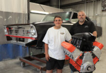 000 Chevy II Nova LS3 engine build with restored body and high performance crate motor installation