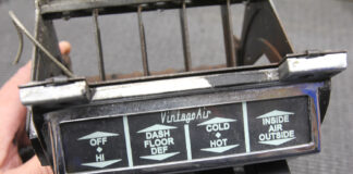 000 Vintage Air control panel retrofit for 1957 Chevy truck AC system