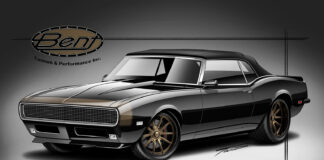 001 1968 camaro convertible rendering