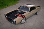 003 1969 Camaro black racing stripes hood scoop aggressive styling