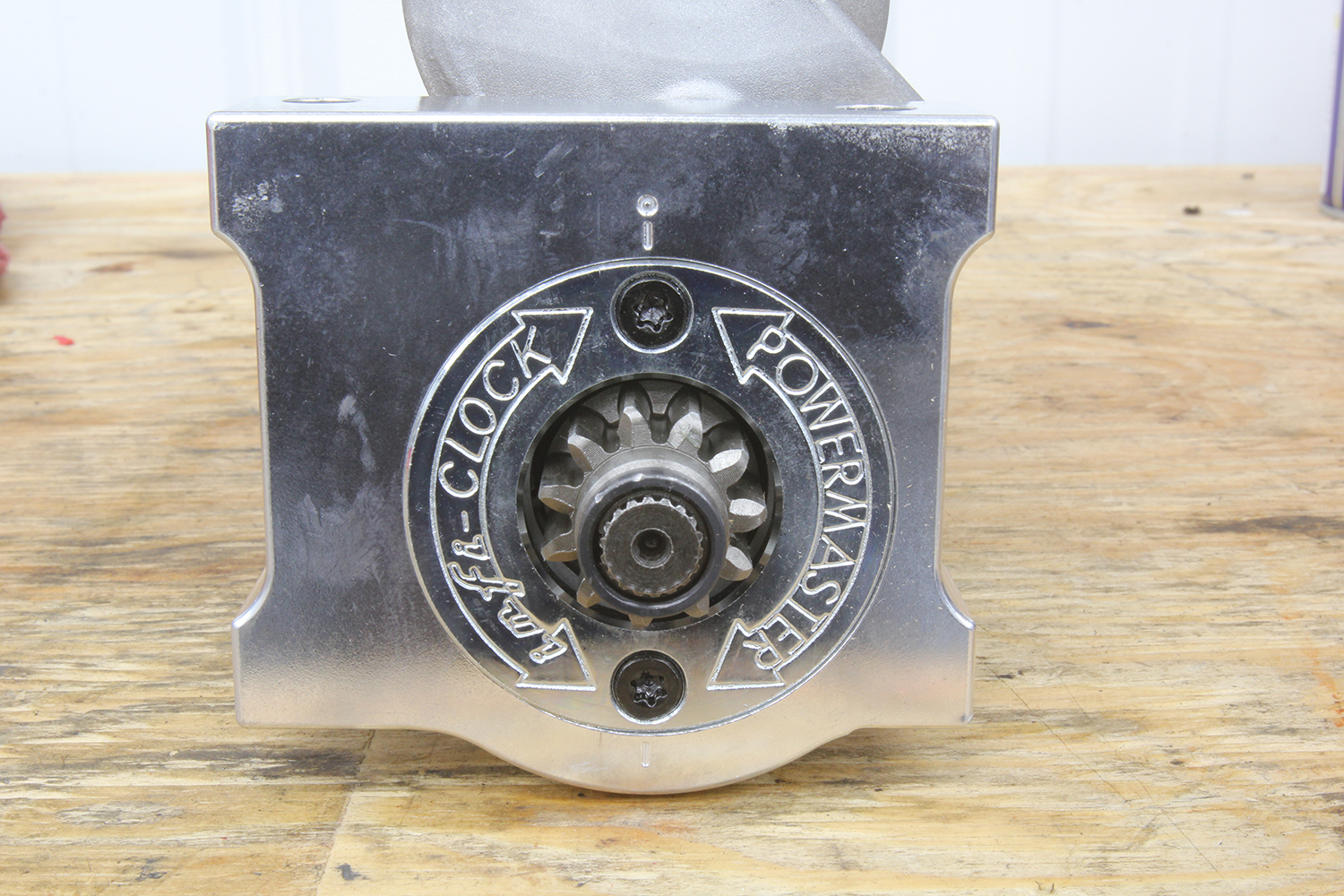 003 Adjustable Powermaster starter with detailed clocking alignment system