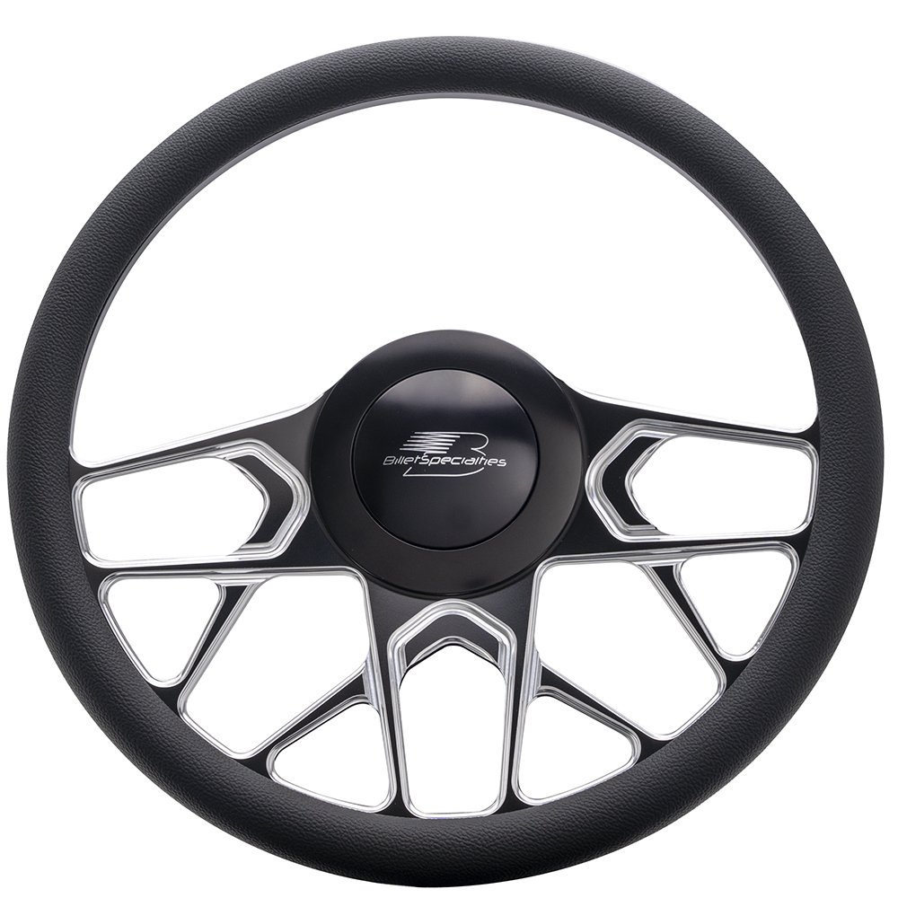 003 billet specialties redline steering wheel black 1