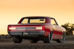 004 1966 Chevelle rear view LED taillights smoothed bumper drag radials