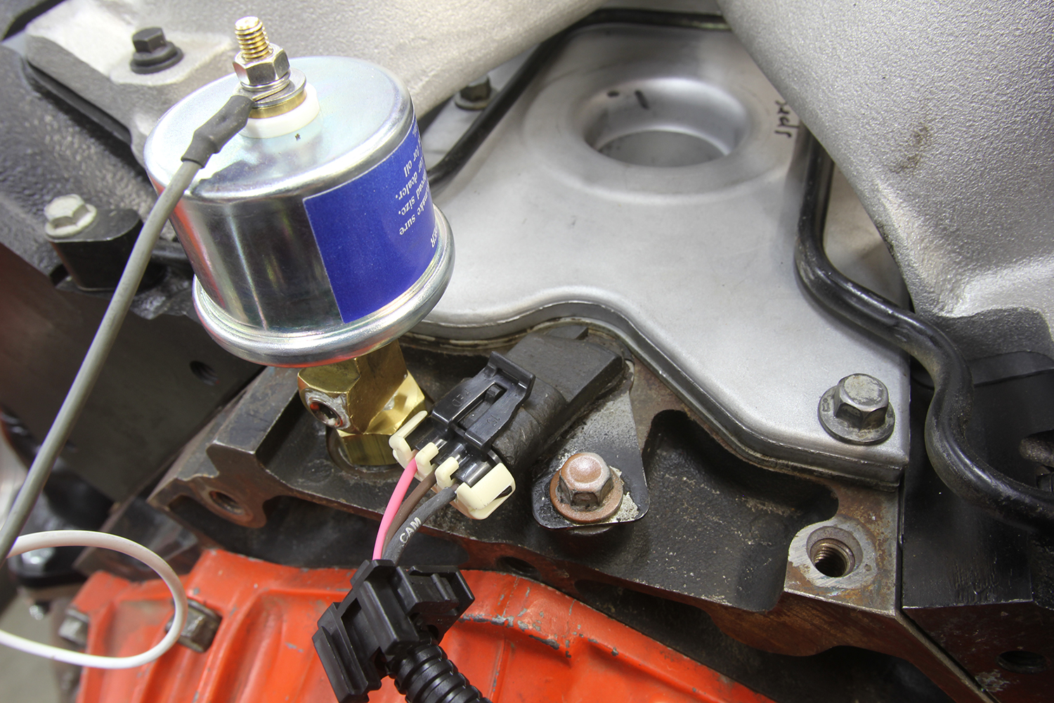 005 LS engine camshaft position sensor oil pressure sender wiring