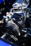 007 1969 Chevrolet Camaro front accessory drive with serpentine belts and polished brackets adding to the high performance build