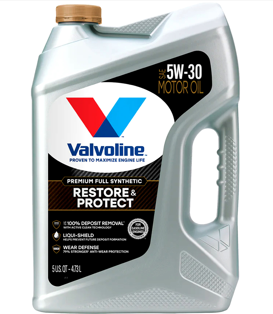 008 Valvoline SAE 5W 30 full synthetic oil for engine protection and deposit removal