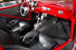 009 1957 Chevy Black leather interior with racing seats a roll cage and a B&M ratchet shifter