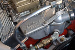 009 1967 Chevrolet Nova engine close up Features Edelbrock STR 10 intake and Holley carburetors showcasing a high performance setup
