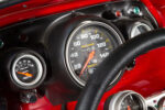 010 1957 Chevy Auto Meter Pro Comp speedometer and gauges set into a custom dashboard
