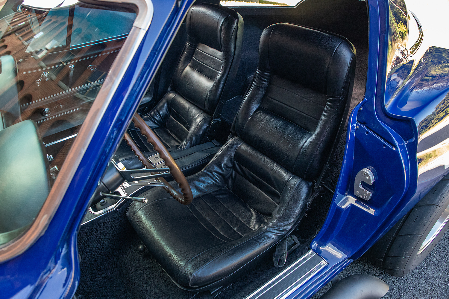 010 1966 Chevrolet Corvette blue featuring period correct styling racing history and iconic GT livery