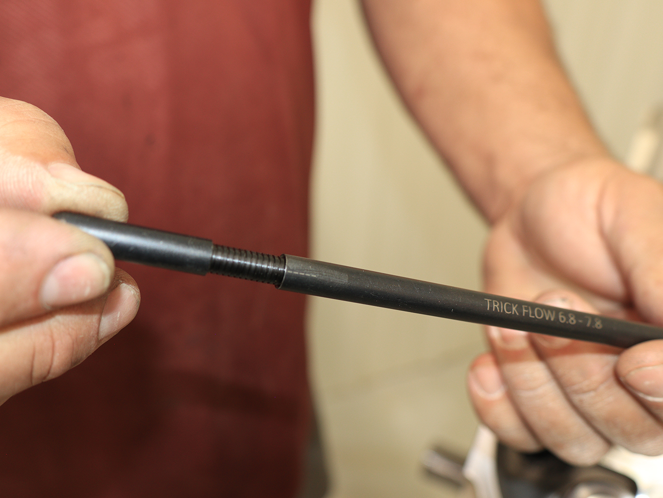 010 Trick Flow LS pushrod length measurement pushrod checker tool
