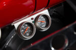 013 1957 Chevrolet Bel Air AutoMeter gauges displaying oil pressure and water temperature for precision engine monitoring