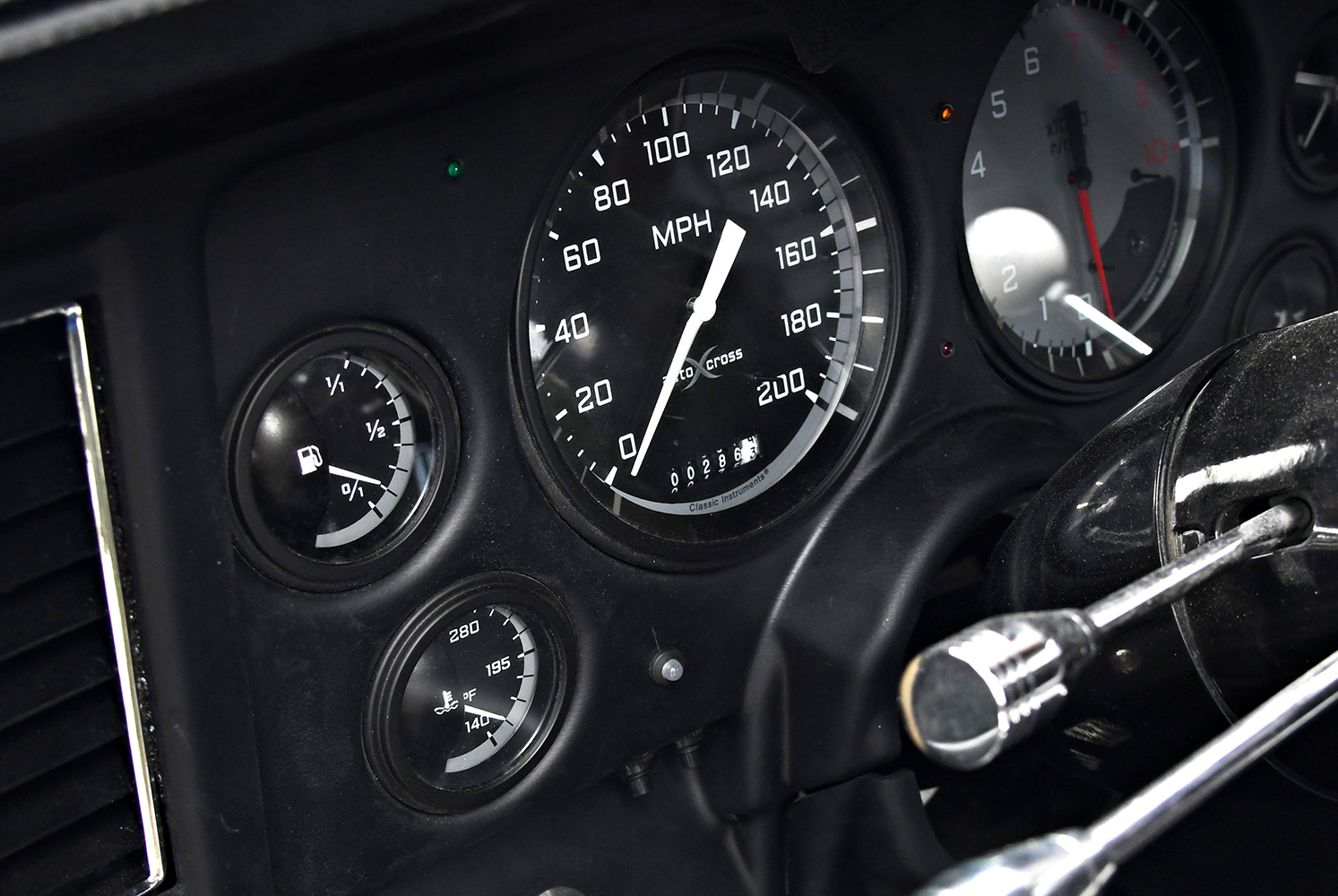 013 1969 Camaro Classic Instruments AutoCross gauge cluster high performance dashboard
