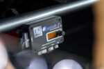 014 Quick 1 US Shift programmable transmission controller mounted in a 1966 Chevy Nova for optimized shifting performance