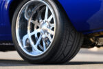 017 1969 Chevrolet Camaro polished custom wheels with low profile tires exuding a sleek and aggressive stance