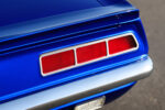 018 1969 Chevrolet Camaro rear taillights in pristine red and chrome trim highlighting its iconic design