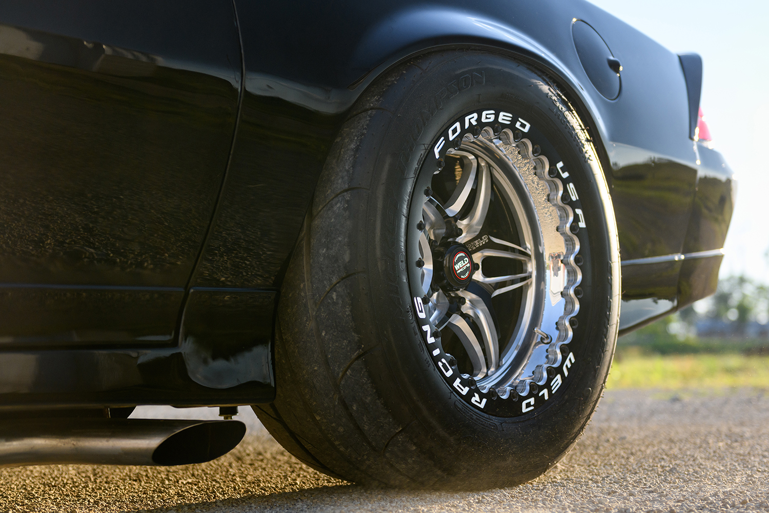 019 1986 Camaro IROC Z Weld Racing drag wheels wrapped in Mickey Thompson ET Street tires