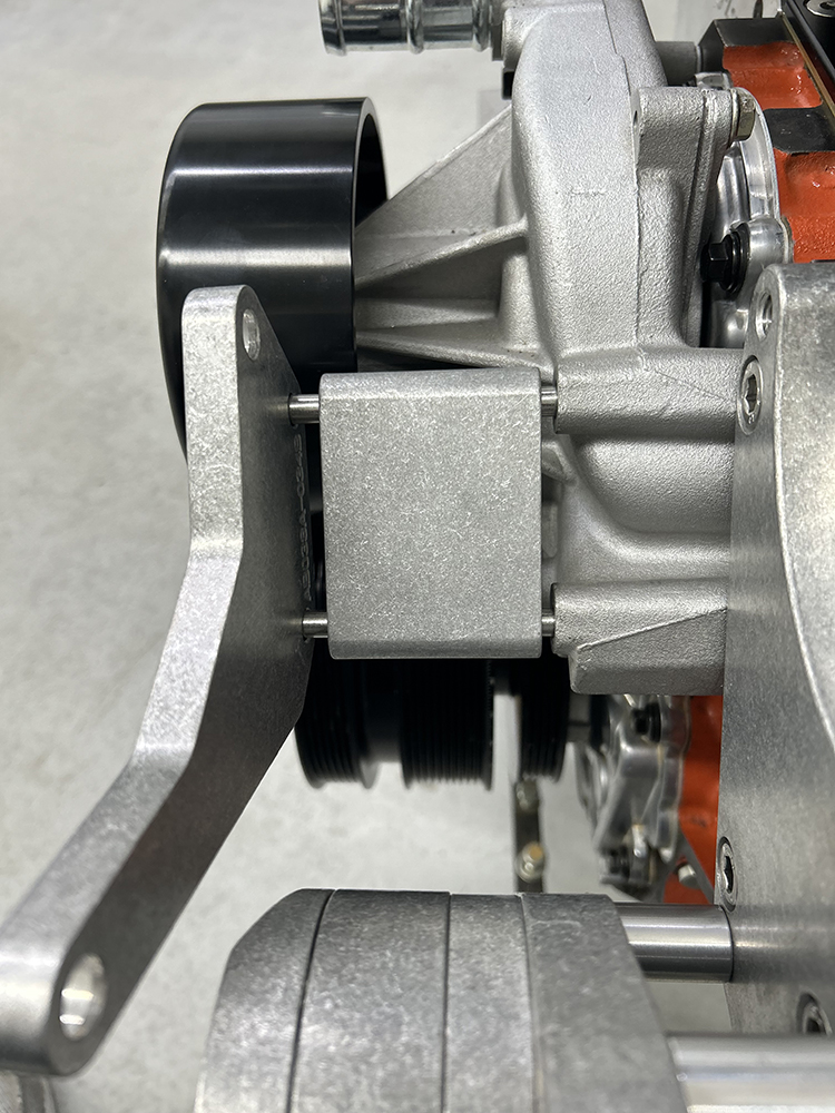 019 LS engine alternator bracket install billet aluminum serpentine system