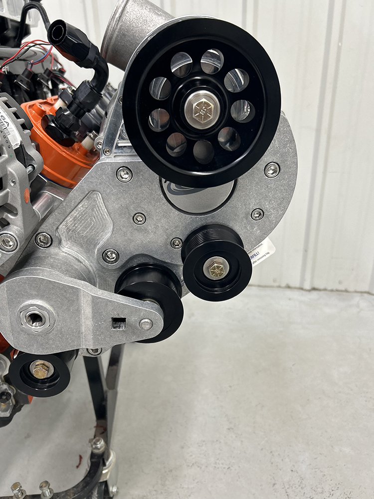 025 LS engine ProCharger supercharger bracket tensioner pulley system