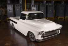 03 1957 Cameo truck custom bodywork flush panels high end restoration
