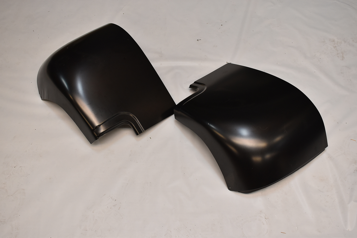 03 New aftermarket cab corner replacement panels ready for installation