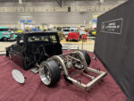 04 1960s Chevrolet C10 chassis build – Black cab with a custom frame and massive rear wheels