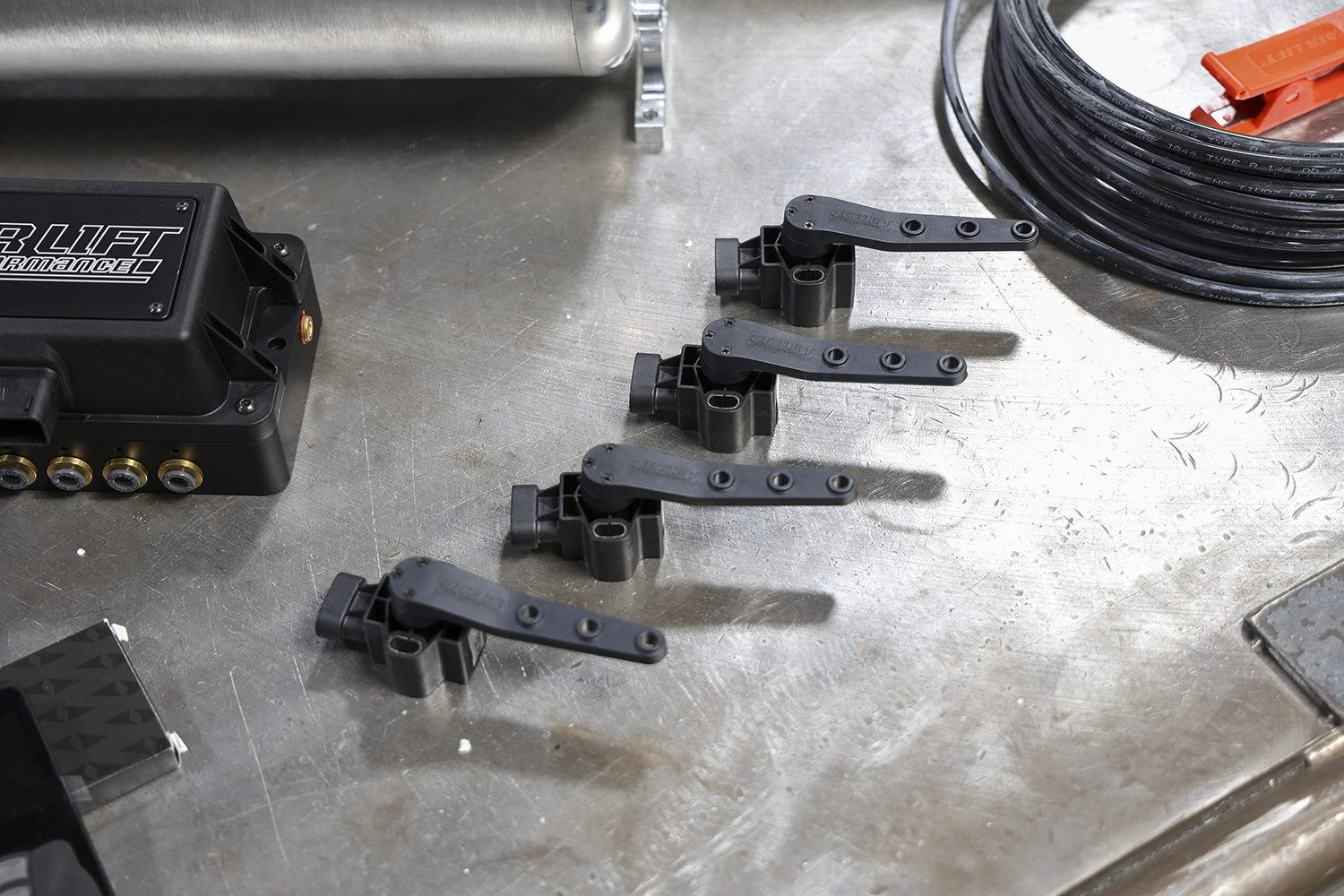 05 Ride Height Sensors Precision ride height sensors for optimal suspension tuning