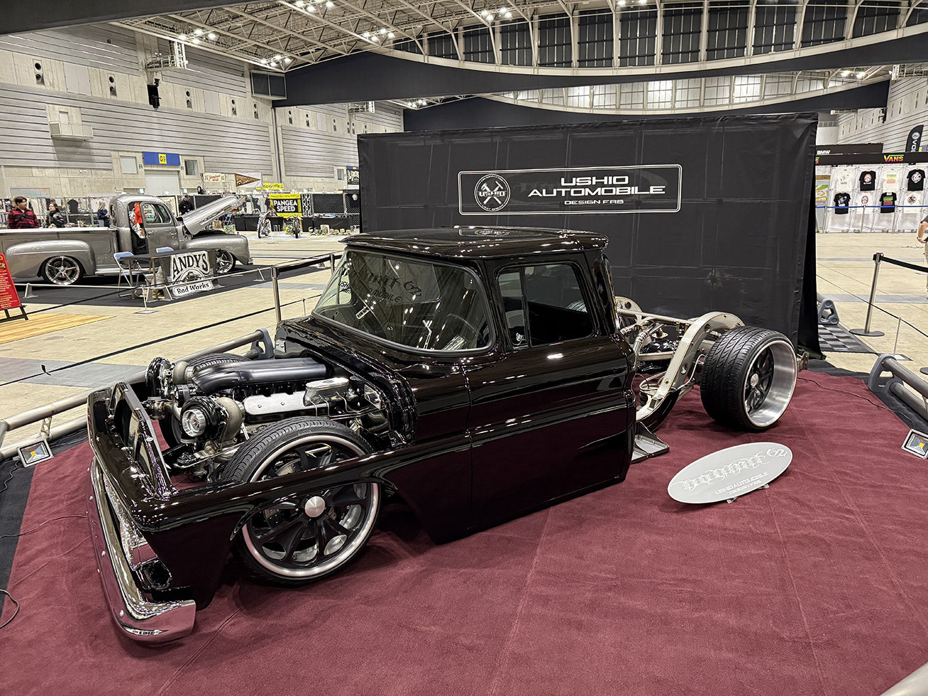 05 Turbocharged 1963 Chevrolet C10 – Black paint massive intercooler and a wild custom chassis