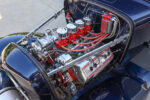07 1932 Ford Tudor engine bay featuring an Ardun OHV conversion with four carburetors