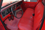 09 1976 Ford F 150 interior red bench seat classic dashboard woodgrain trim