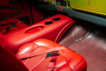 10 1968 Chevrolet C10 modernized red leather interior with custom center console