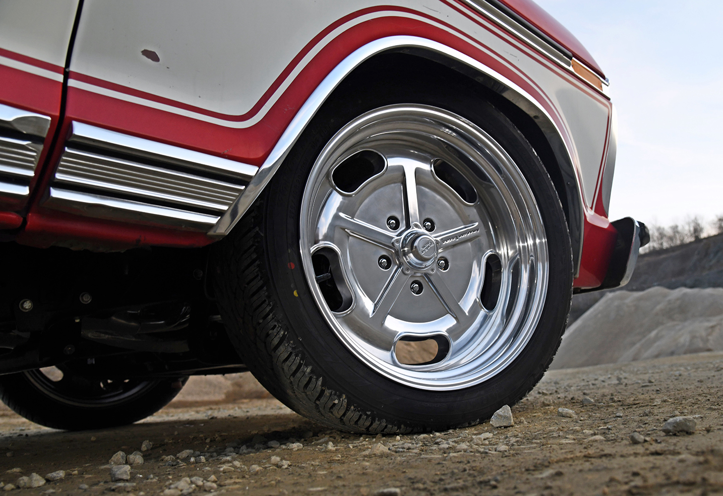 13 1976 Ford F 150 billet aluminum wheels chrome deep dish custom styling