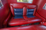 15 1932 Ford Tudor rear seat in matching red and blue leather upholstery
