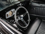 16 1933 Ford Five Window Coupe dashboard featuring a turned aluminum gauge panel and classic instrumentation