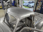 19 Metal shaping work in progress ensuring the roof flows seamlessly