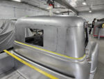 23 Side profile with precise layout lines marked for additional metalwork