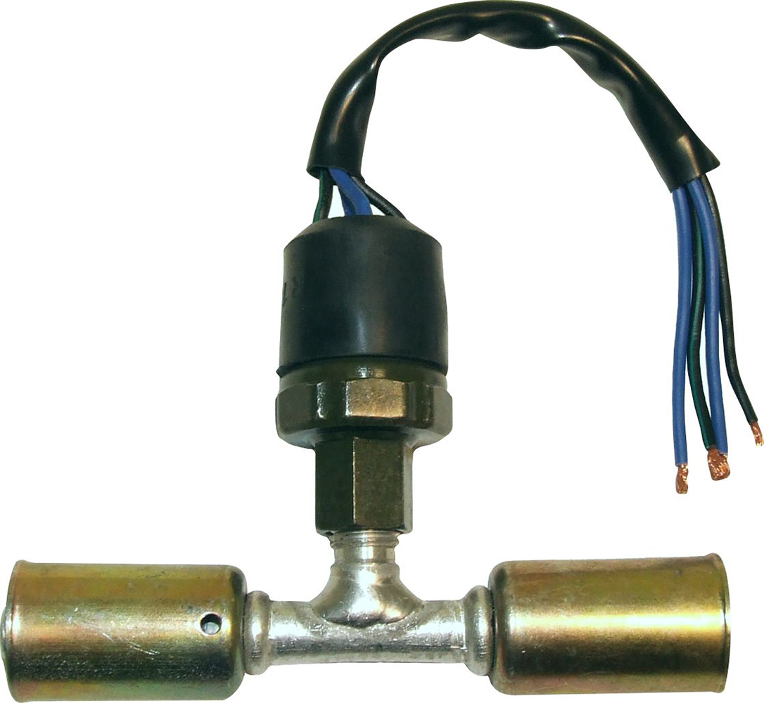 25 Electrical pressure switch with wiring harness for integration into an AC system