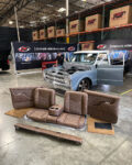 Design Online: Custom C10 Interior in a Box! 00 Restored Chevrolet C10 receiving full TMI interior upgrade in a workshop setting
