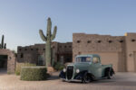01 1936 Ford pickup hot rod sage green black fenders classic truck