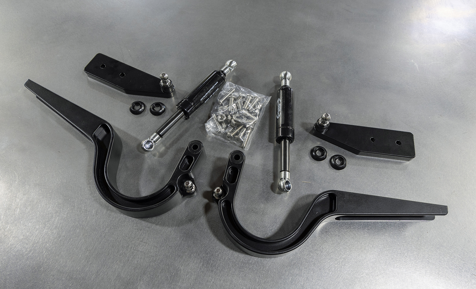 02 Billet hood hinge kit for a 1962 Chevy Impala